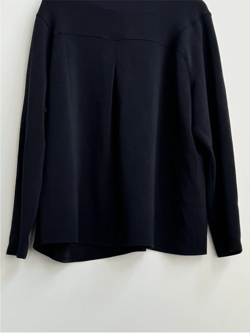 Spanx Air Essentials Got Ya Covered Pullover Sweatshirt Mock Neck Black comfort - Picture 12 of 12